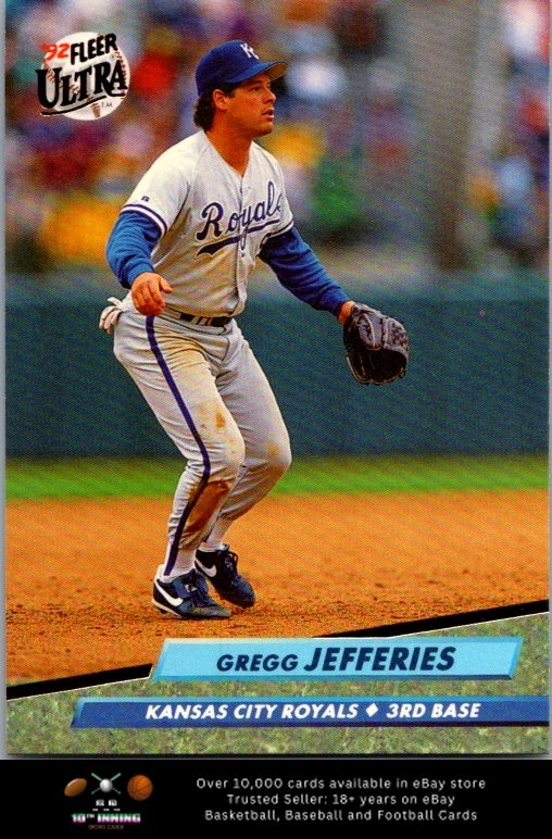 1992 Ultra BASEBALL #372 Gregg Jefferies