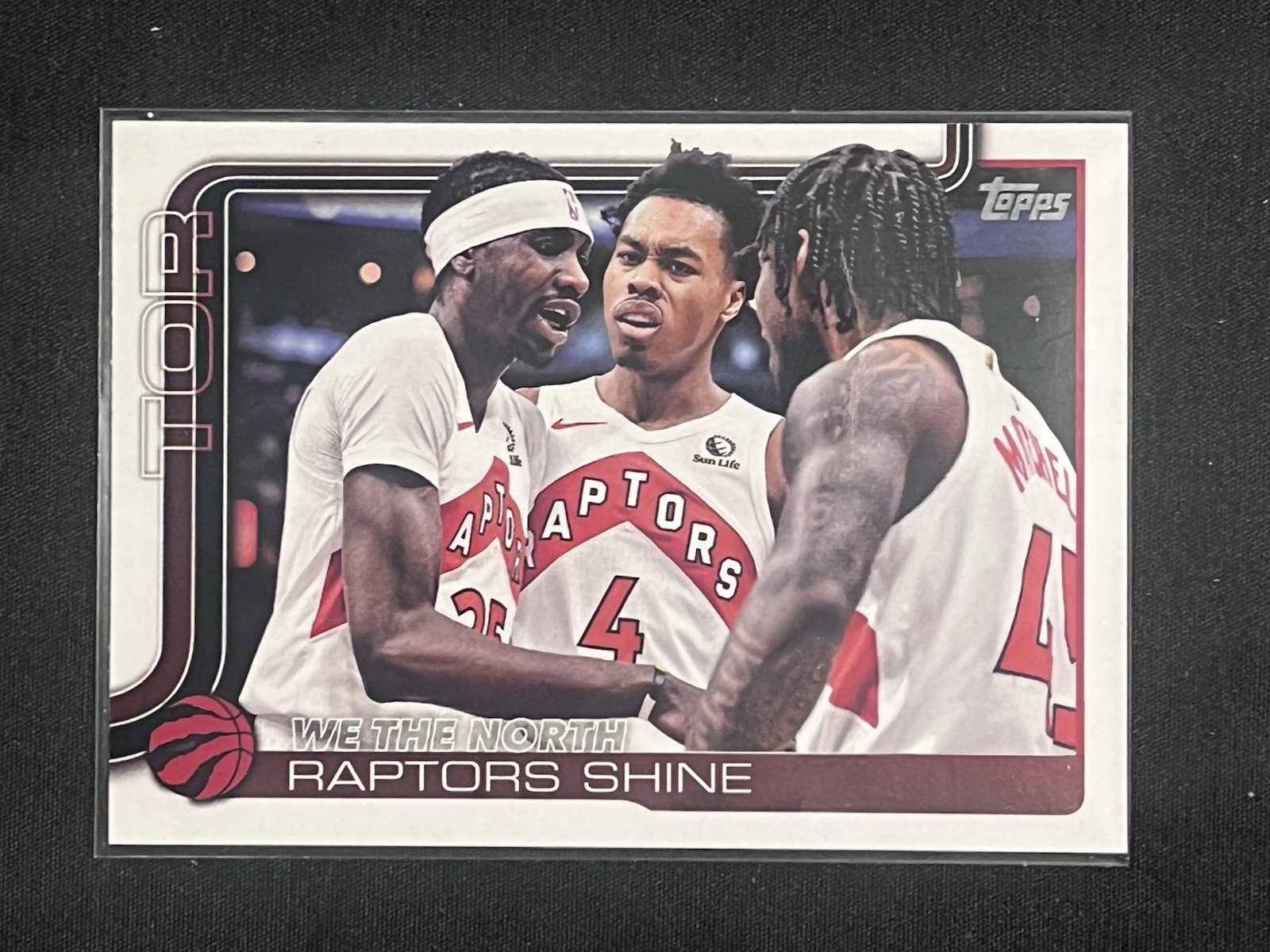 2025-26 Topps We the North, Raptors Shine #276 Toronto Raptors