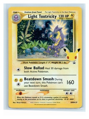 Light Toxtricity Holo SWSH137 Promo 2019 SWSH: Sword & Shield Promo Cards NM