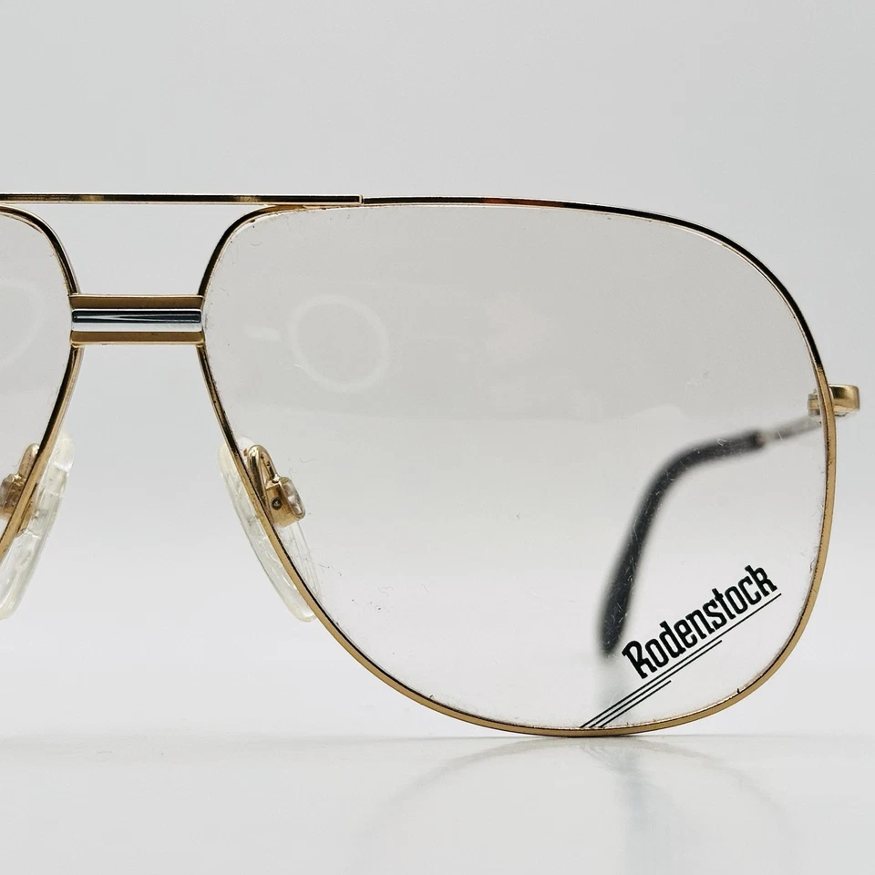 Gafas Rodenstock Hombres Damas Ovaladas Dorado Flyer Mod 883 Verdadero De Colección Años 80 Nuevo de Lote Antiguo Foto 2 de 4