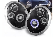 MINI COOPER 01-06 R R50 R53 LED-Ringe SCHWARZ