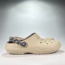 Crocs Classic Lined Animal Remix Clog Bone Casual Shoes 207842 Men's Size 11