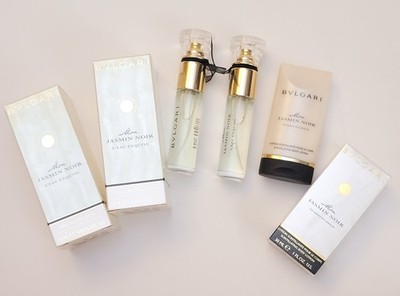 3pc New in Box 20ml Bvlgari Mon Jasmin Noir L'eau Exquise Eau De Toilette Lotion