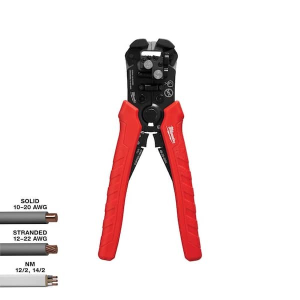 Self-Adjusting Comfort Grip Wire Stripper and Cutter  
