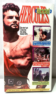 HERCULES RECYCLED VHS SEALED 1994 Re edit comedy new dialogue Bogus reality Prod