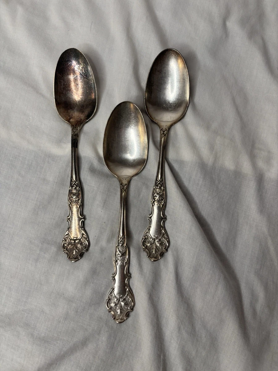 1847 Rogers Bros XS Triple antique serving spoons (set of 3