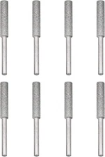 Sharp Pebble 8-Piece Chainsaw & Lawnmower Sharpener Bit Set – 7/32" (5.5mm) Di