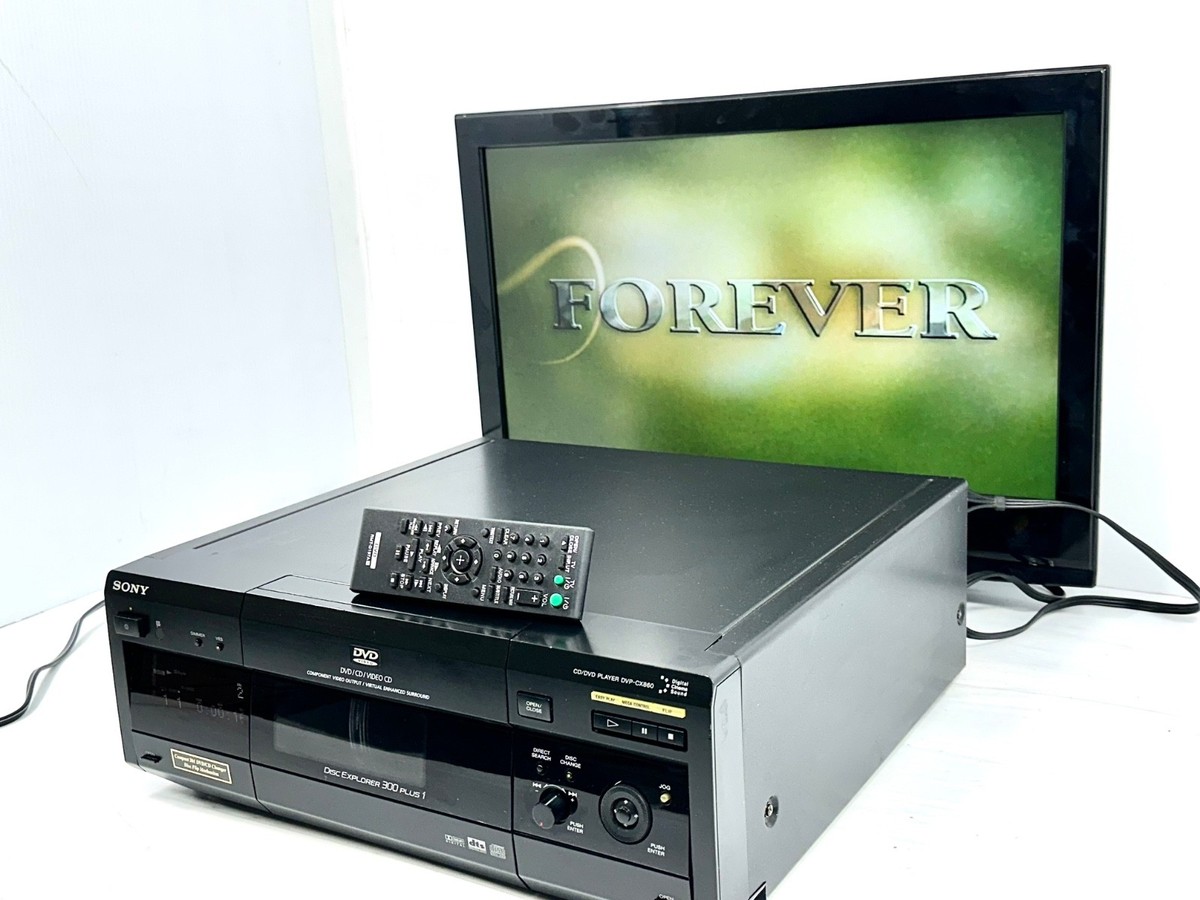 Refurb Sony DVP-CX860 Disc Explorer 300 plus 1 CD/DVD Player W