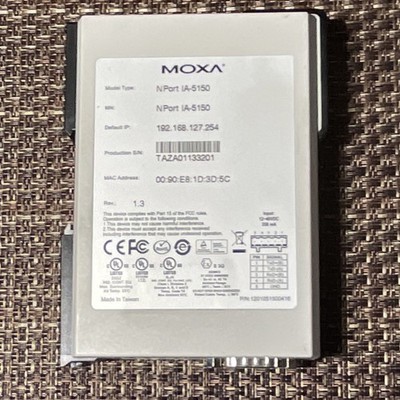 Moxa NPort IA-5150 Industrial Ethernet Serial Device Server Module