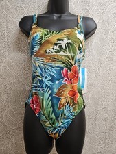 Vintage Late 1980's/1990's Jantzen Women's Retro Swimsuit New w/ Tags Trim Swim