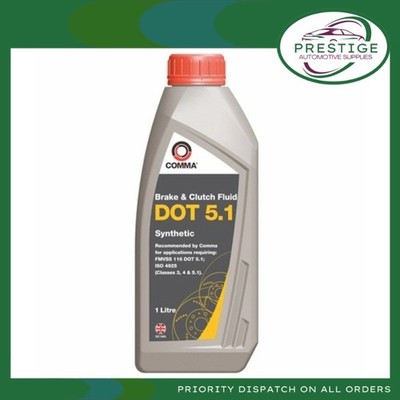 Comma BF51L DOT 5.1 Synthetic Brake & Clutch Fluid - 1 Litre