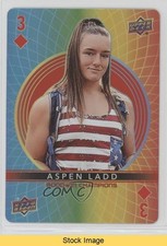 2022 Upper Deck Goodwin Champions Playing Cards Aspen Ladd #3-DIAMOND READ 1t19