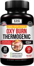 Oxy Burn - Thermogenic Herbal Formula for Active Living   Non-Gmo  Gluten-Free