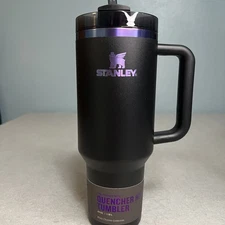 STANLEY Limited Edition BLACK CHROMA COLLECTION Flowstate Quencher H2.0 40 Oz