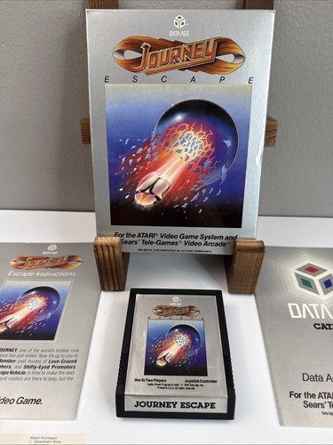 Journey Escape (Atari 2600 Spiel) komplett in Box CIB Cartridge Cart Manual, Cat! - Bild 2 von 7