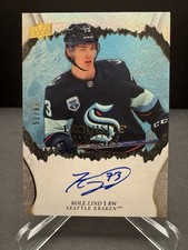 2021-22 Upper Deck Exquisite Collection Rookies Kole Lind Auto 53/99