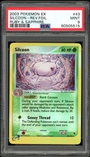 2003 Pokemon EX Ruby & Sapphire #43 Silcoon Reverse Holo PSA 9 Mint on eBay