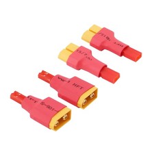 4pcs JST to XT60 Male Female RC Connector Adapter E85-4