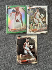 Saniya Rivers 2025 Prizm WNBA 3 Card Lot - Green Variation, White Seismic, Base