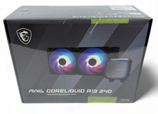 MSI MAG CORELIQUID A13 240 Liquid CPU Cooler 240mm Radiator Dual 120mm RGB Fans