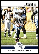 Chris Johnson 2012 Score #207 Titans NFL READ FREE SHIPPING AutographDen