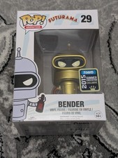 NIB Funko Pop! Futurama Bender 2015 Summer Convention Exclusive With Protector