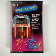 Various Artists Solid Gold Hits Vol. 5 Rock N Roll Cassette 1990 Creative Sound