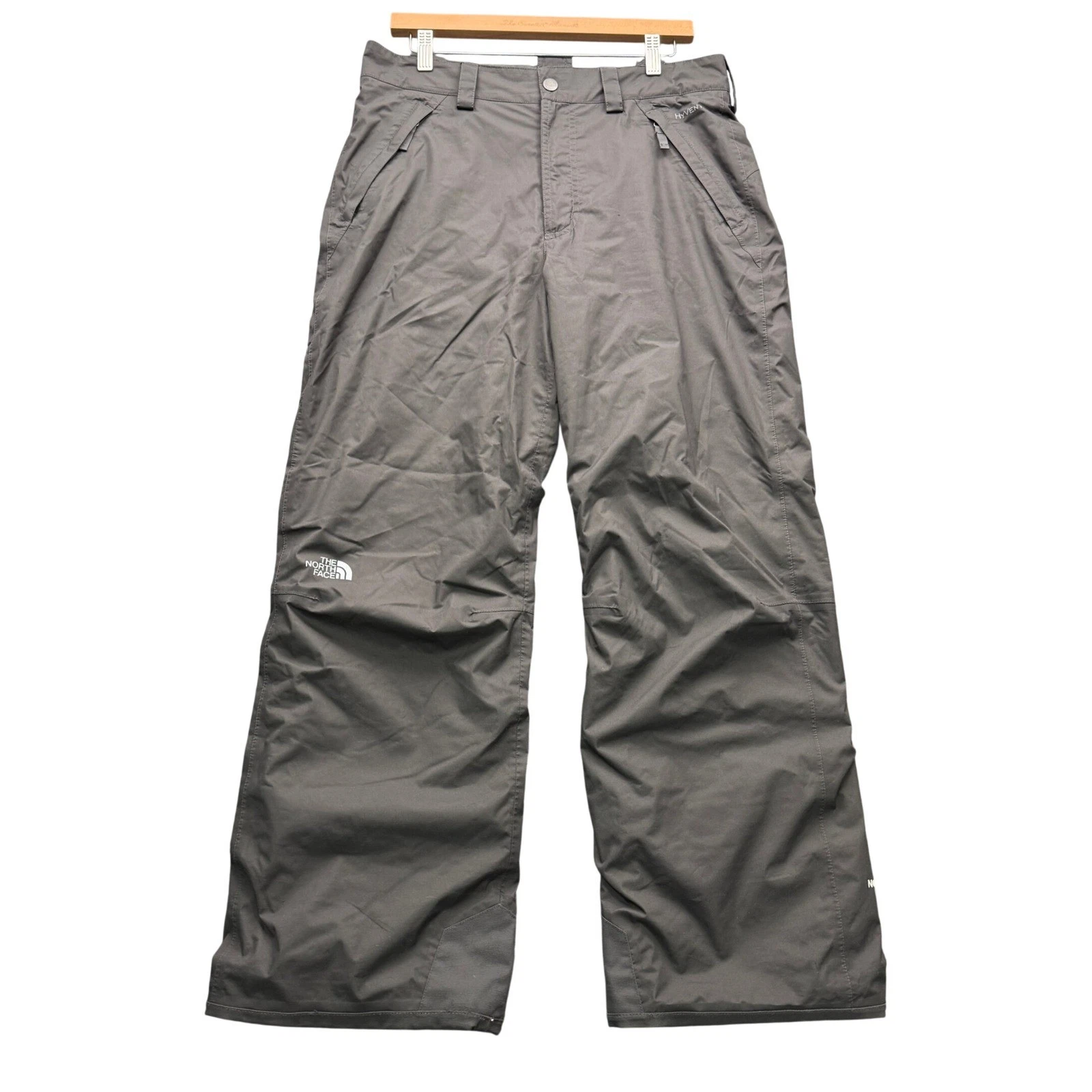 The North Face HyVent EZ Grow Snow Pants Boys XL 18/20 Gray Insulated Outdoor