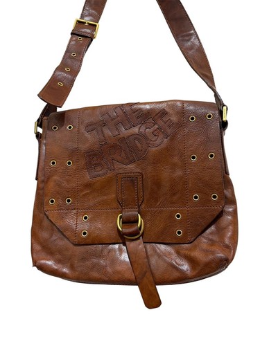 The Bridge Italian Genuine Leather Shoulder Bag Brown Vintage Crossbody, $99.99 - Photo 2