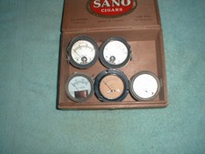 5 EARLY SMALL RADIO AND TEST EQUIPMENT METERS