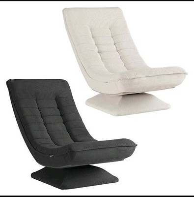 Juskys Relaxsessel Korsika Cord Ergonomisch & 360° drehbar - Lounge Sessel Chill