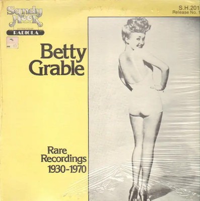 Betty Grable Rare Recordings 1930-1970 NEAR MINT Sandy Hook Records Vinyl LP