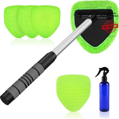 Windshield Cleaner Tool with 180° Swivel Head   Perfect for Cars & Homes
