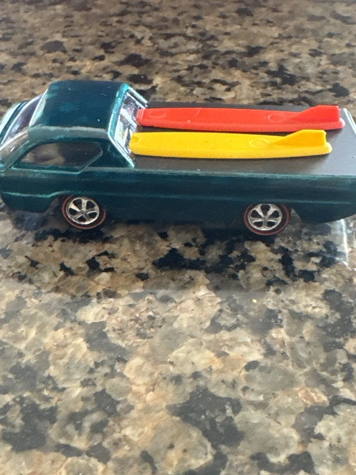 1968 Hot Wheels Red Line DEORA Aqua Mattel RARE BOTH ORIGINAL BOARDS! USA Base - Image 3 of 4