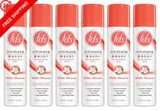 FDS Hypoallergenic Intimate Deodorant Spray, White 2 Ounce Pack of 6