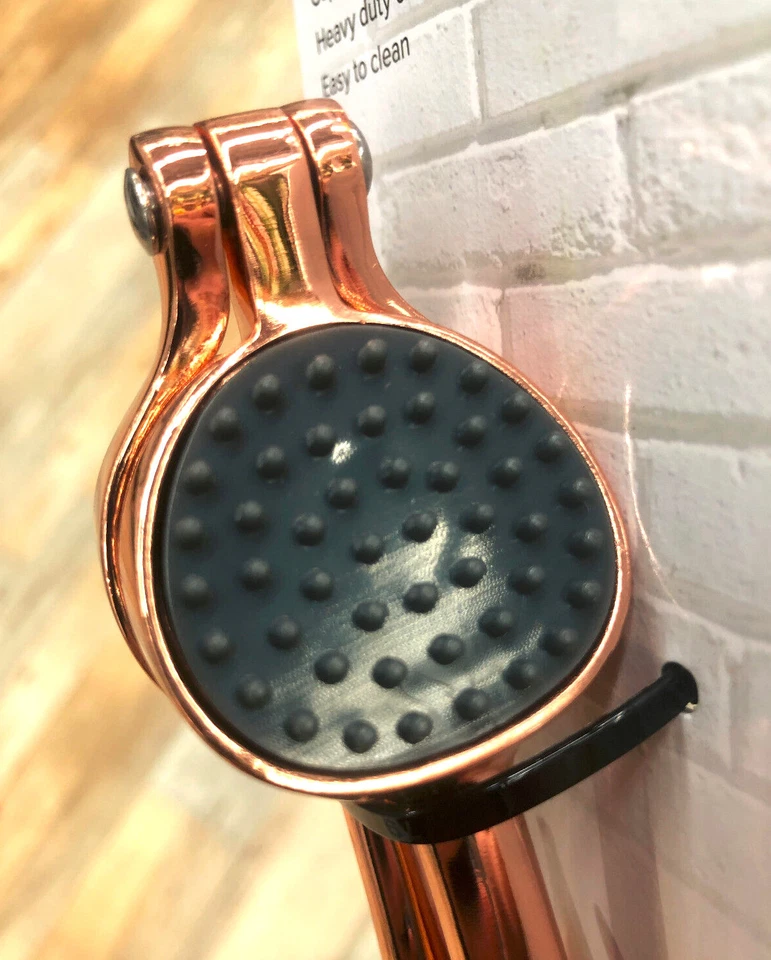 Chef Select Premium Garlic Press, Copper-Colored Steel, Heavy-Duty Construction - Image 4 of 4