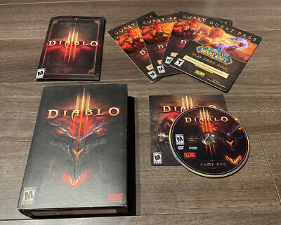 Diablo Blizzard Big Box Computer Game PC Complete With Manual Used