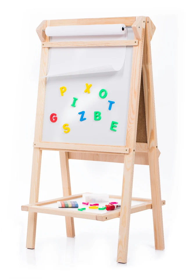 4 in 1 MAGNETTAFEL KREIDETAFEL Kindertafel Standtafel Schreibtafel Maltafel ALA - Bild 3 von 4