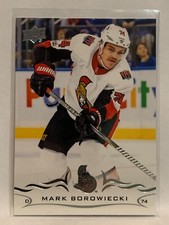#131 Mark Borowiecki Ottawa Senators 2018-19 Upper Deck Series One Hockey Card