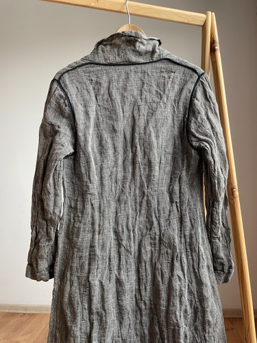 Annette Gortz Linen/Metal Check Maxi Dress Size EUR 38 - Picture 4 of 11