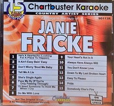 90113R JANIE FRICKE    RARE CHARTBUSTER  KARAOKE CDG LOT CHIC 260