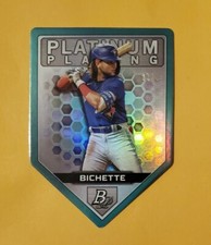 2022 Bowman Platinum Plating Aqua /25 Bo Bichette #PPDC-15 Die-Cut SSP
