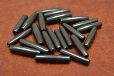 500 PCS BLACK BUFFALO BONE TUBE HAIR PIPE CHOKER BEADING BEADS 1"
