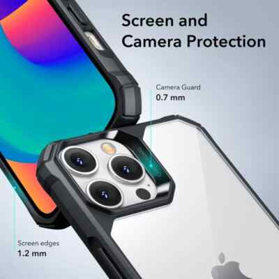 ESR iPhone 14 Pro Max Air Armor Strong Schutzhülle Tough Black/Clear Back Case