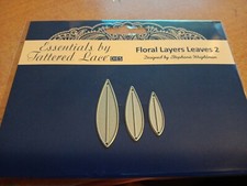 CUTTING DIES TATTERED LACE FOR SCRAPBOOKING NEW J1527 FLORAL LAYERS LEAVES 2