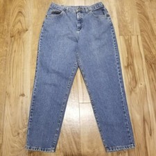 Vintage 90s Lee Riders High Waisted Tapered Leg Mom Jeans 14P Womens 32x28