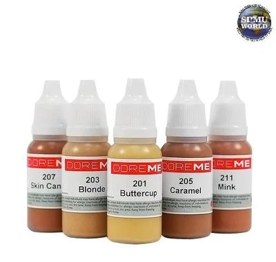 Doreme Pigment SPMU Semi Permanent Makeup Eyeliner, Brow, Lip Micropigmentation