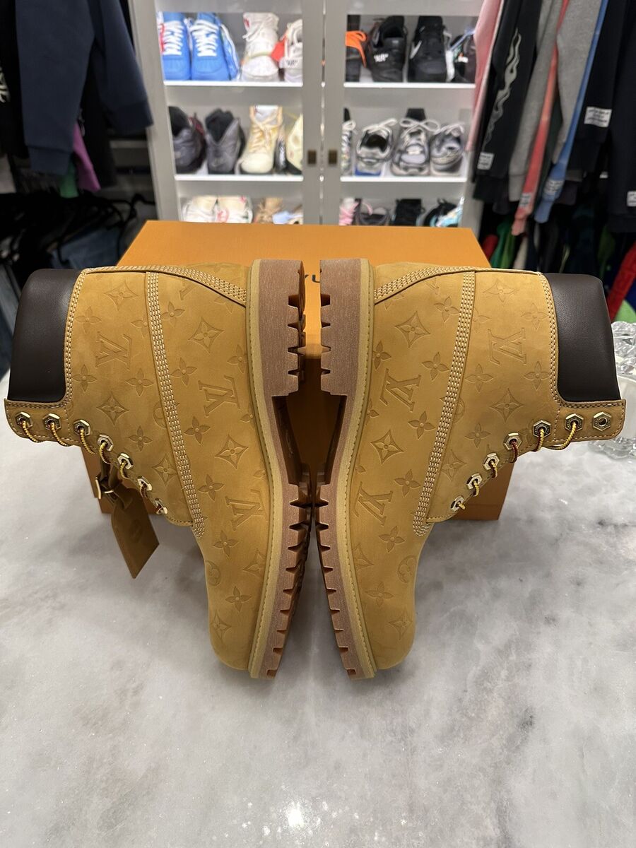 Louis Vuitton X Timberland Monogram LV 6 Inch Ankle Boot | eBay Louis Vuitton X Timberland Monogram LV 6 Inch Ankle Boot | eBay