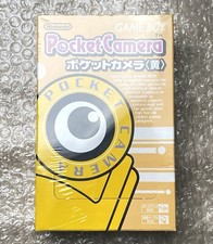 GameBoy Pocket Camera Clear Yellow w/3 print seals Nintendo JAPANESE REGION FREE