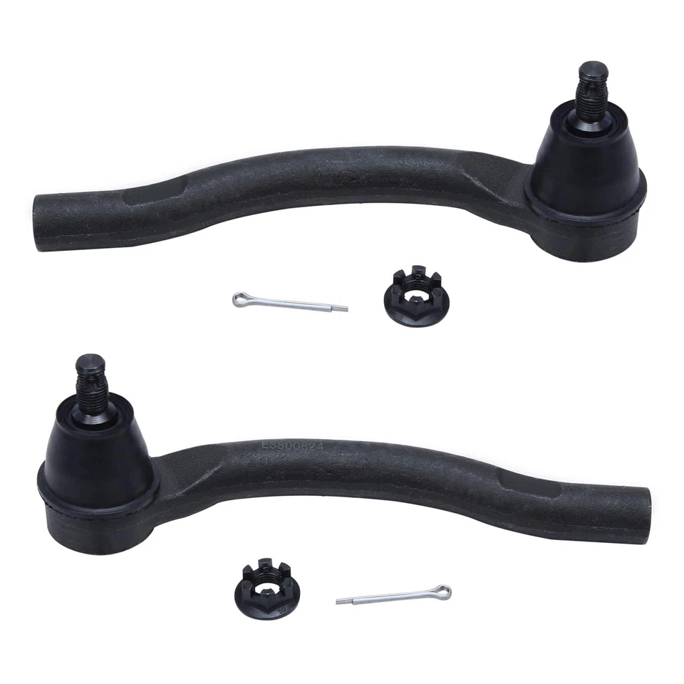 Front Lower Control Arms Sway Bars Tie Rods Boots Kit for 2009-2015 Honda Pilot - Image 4 of 4